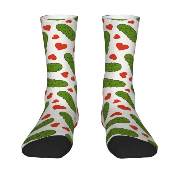 Paire de bas Cornichons avec Coeurs – Image 5