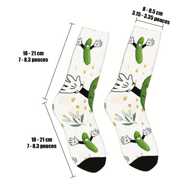 Paire de bas Cornichons Heureux – Image 6